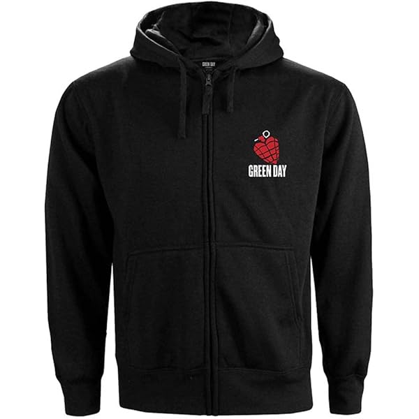 Amazon.com: Green Day Men's American Idiot (Back Print) Zippered